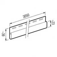 ЗАВЪРШВАЩ ЕЛЕМЕНТ SV-14 Бял